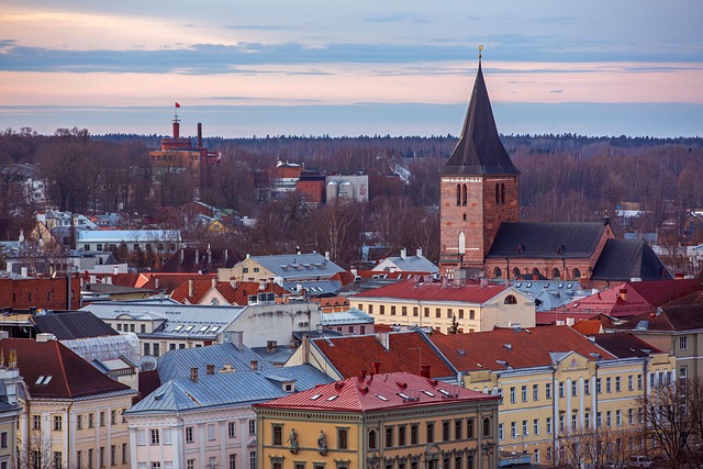 View over the centre of Tartu